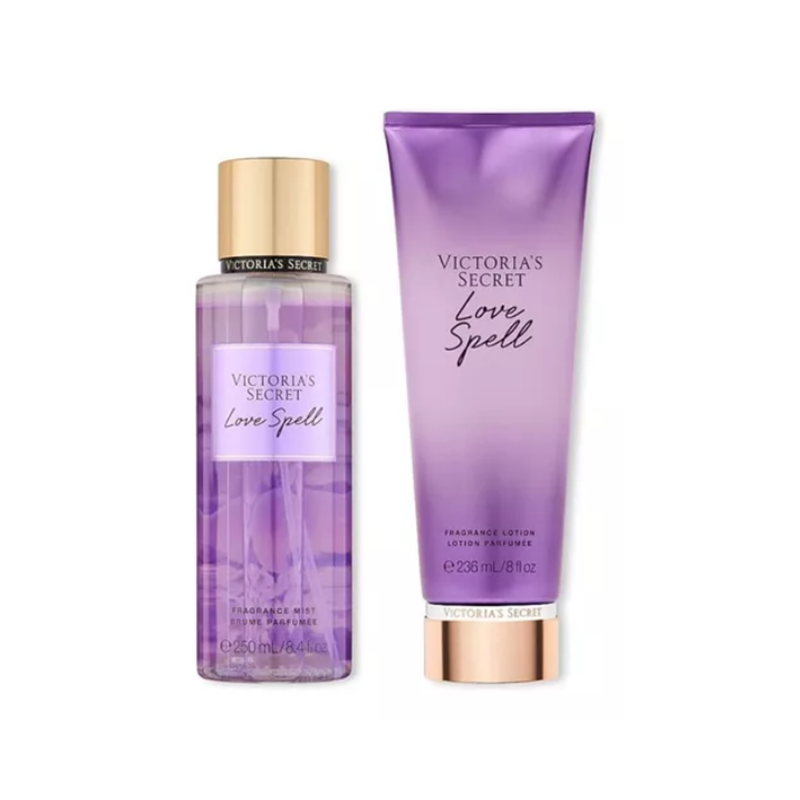Kit Body Splah + Creme Hidratante Love Spell Victoria's Secret 236ml+250ml