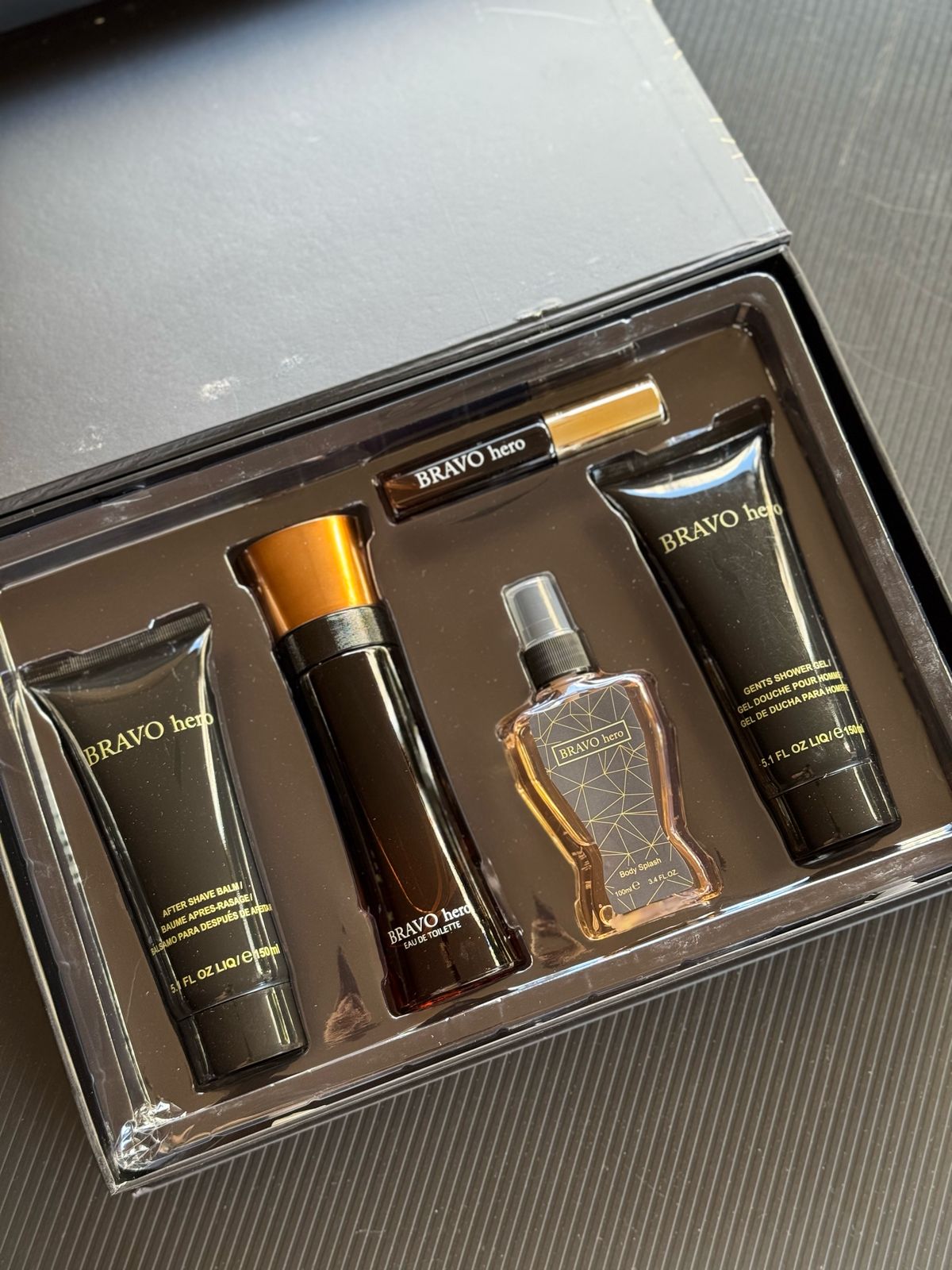 Kit 5 peças (Ref. Olfativa: Armani Code Profumo)
