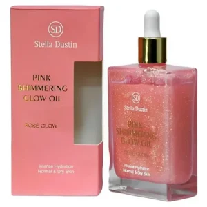 Oleo Corporal com Brilho Rosa 100 ml